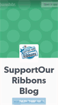 Mobile Screenshot of blog.supportourribbons.com